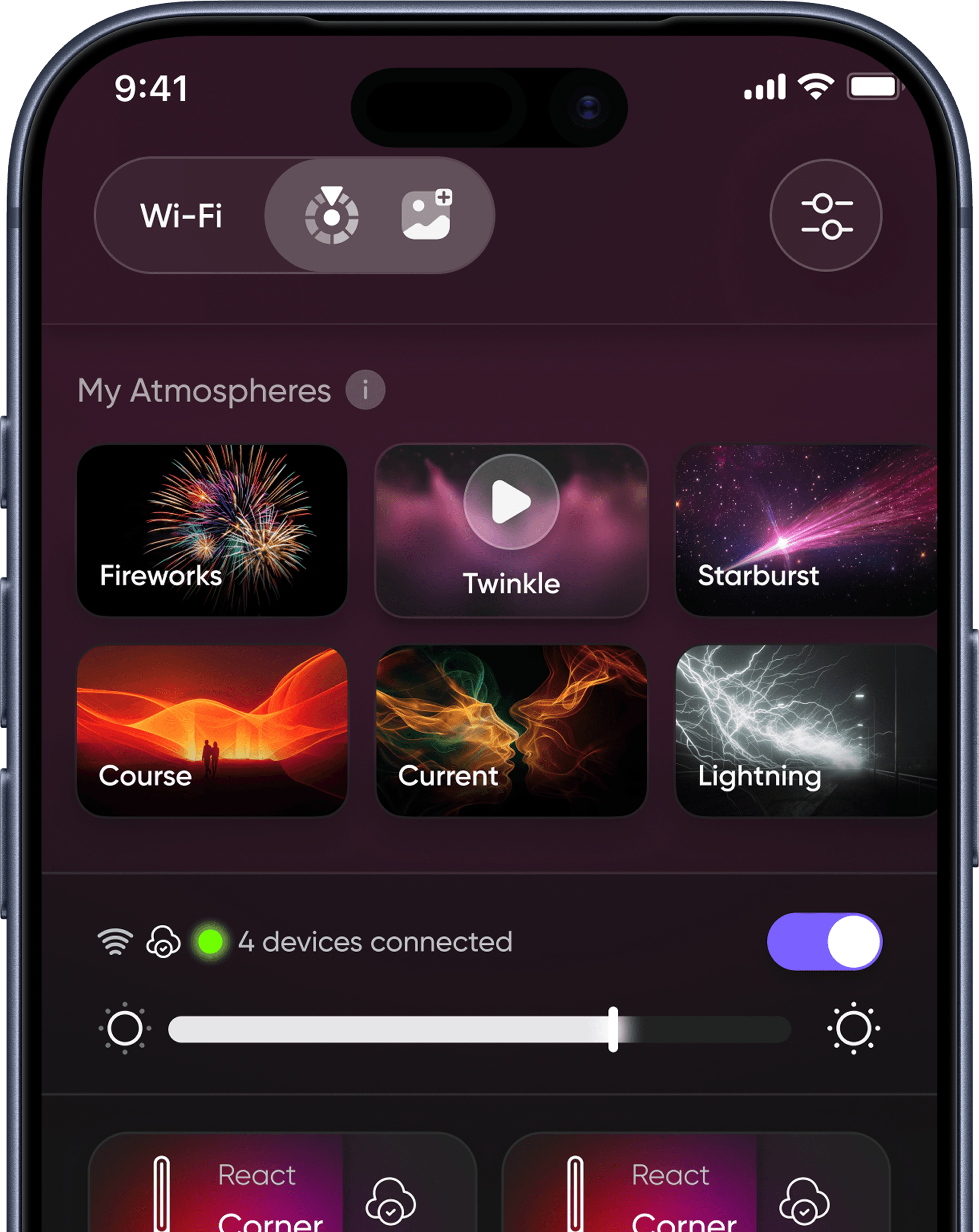 React uygulaması ekranı
